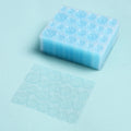 Jelly glue 24 stickers printing manicure jelly stickers transparent yellow glue wearable nail patch double-sided tape waterproof convenient jelly stickers
