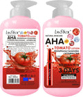 aha fruit acid tomato body lotion containing vitamin c&b niacinamide brightening and moisturizing body lotion 500ml