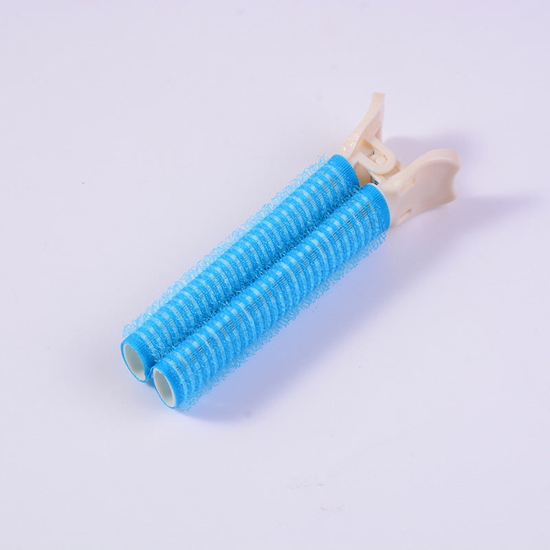 Popular korean style lazy air bangs curl hair root styling fluffy clip self-adhesive hair curl hair clip wholesale