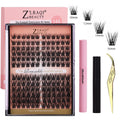 144 clusters of pink box + double-headed glue + glue remover + tweezers