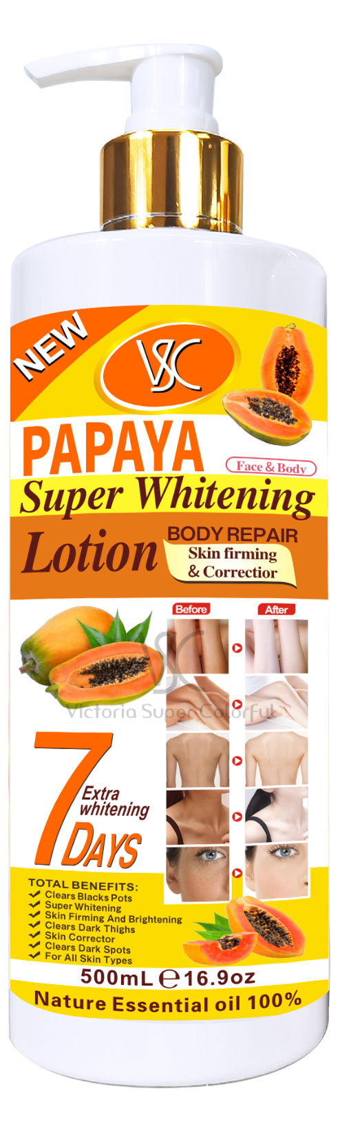 carrot moisturizing milk facial body milk firming and brightening papaya moisturizing milk 500ml foreign trade wholesale