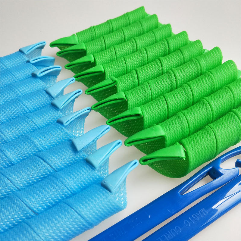 30cm non-damaging hair curler diy magic curl spiral curling barrel manufacturer wholesale curling tool small curl