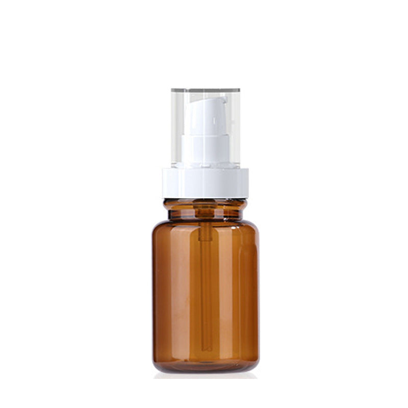 Factory direct pet plastic bottles for medical aesthetics - amber lotion & essential oil bottles - cosmetic sample containers - medical aesthetics series set