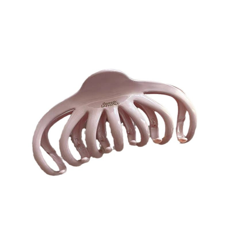 French retro oversized claw clip for thick hair, ponytail holder, 2024 new trendy hair clip, hair accessory