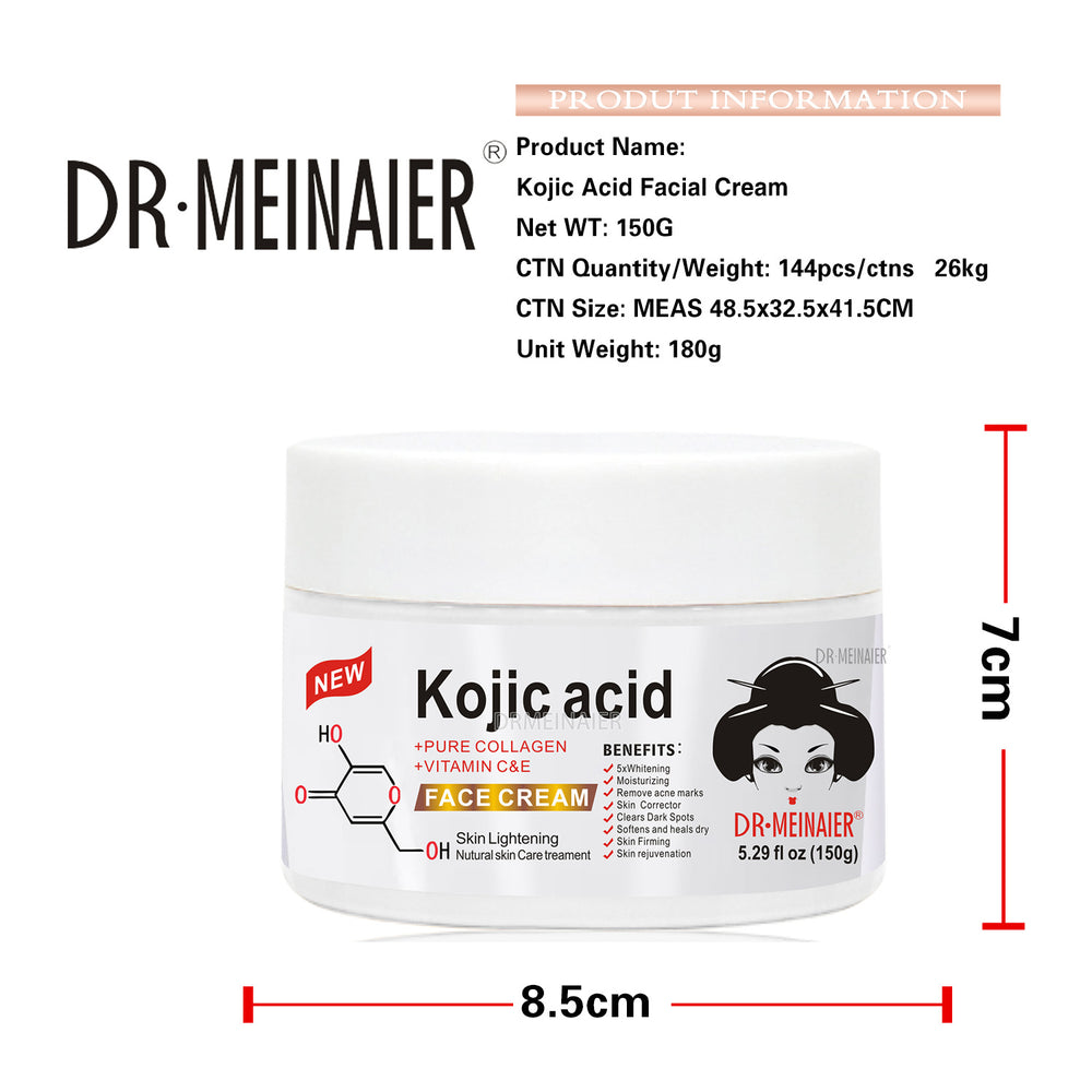 kojic acid cream moisturizing, brightening, moisturizing, lightening, darkening, skin care, hydrating and rejuvenating cream cross-border face c