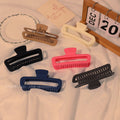 Extra large hair clip, large hair clip, back of head, hair clip, thick hair, square frosted shark clip, headwear