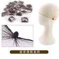 Invisible hair net - cross-border hot seller: nylon net cap for flight attendants, ballet dancers, and professional use - ultra-fine disposable hair net