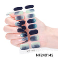 Zhengxiang personalized gel manicure stickers french butterfly onion powder smudged uv photo lamp semi-baked semi-cured nail stickers