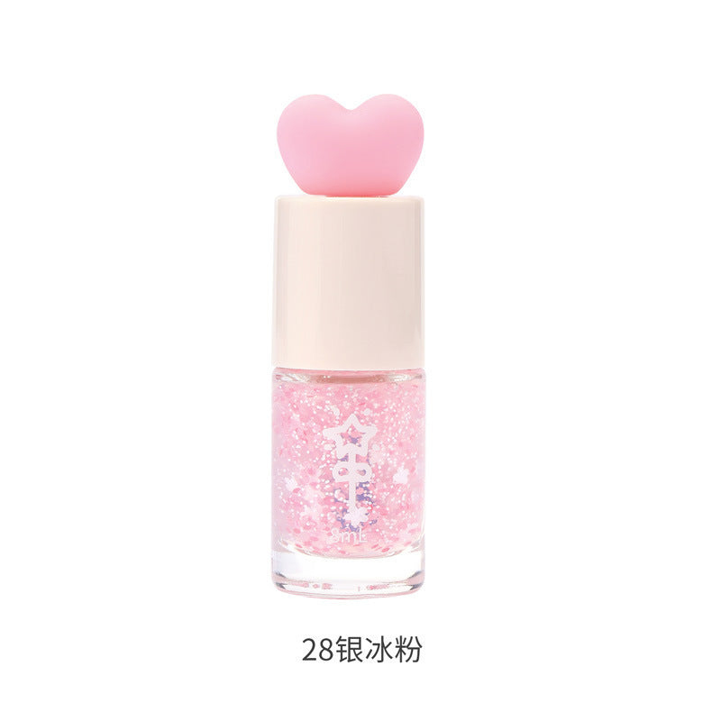 White nail polish water-based tearable whole sheet peel-off cute student new color no baking quick-drying quick-drying hot style fall and winter