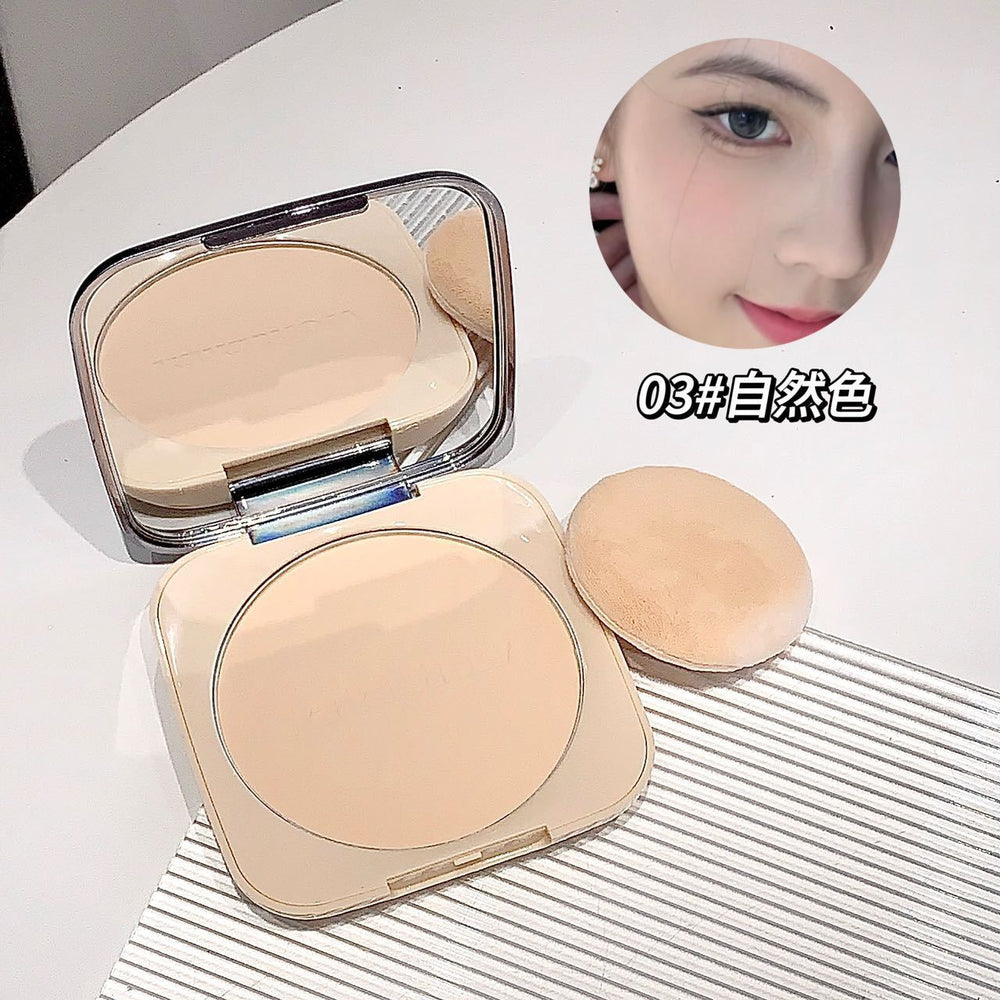 Kakashow velvet mist setting powder cake makeup concealer microdermabrasion long-lasting waterproof anti-sweat no makeup no powder