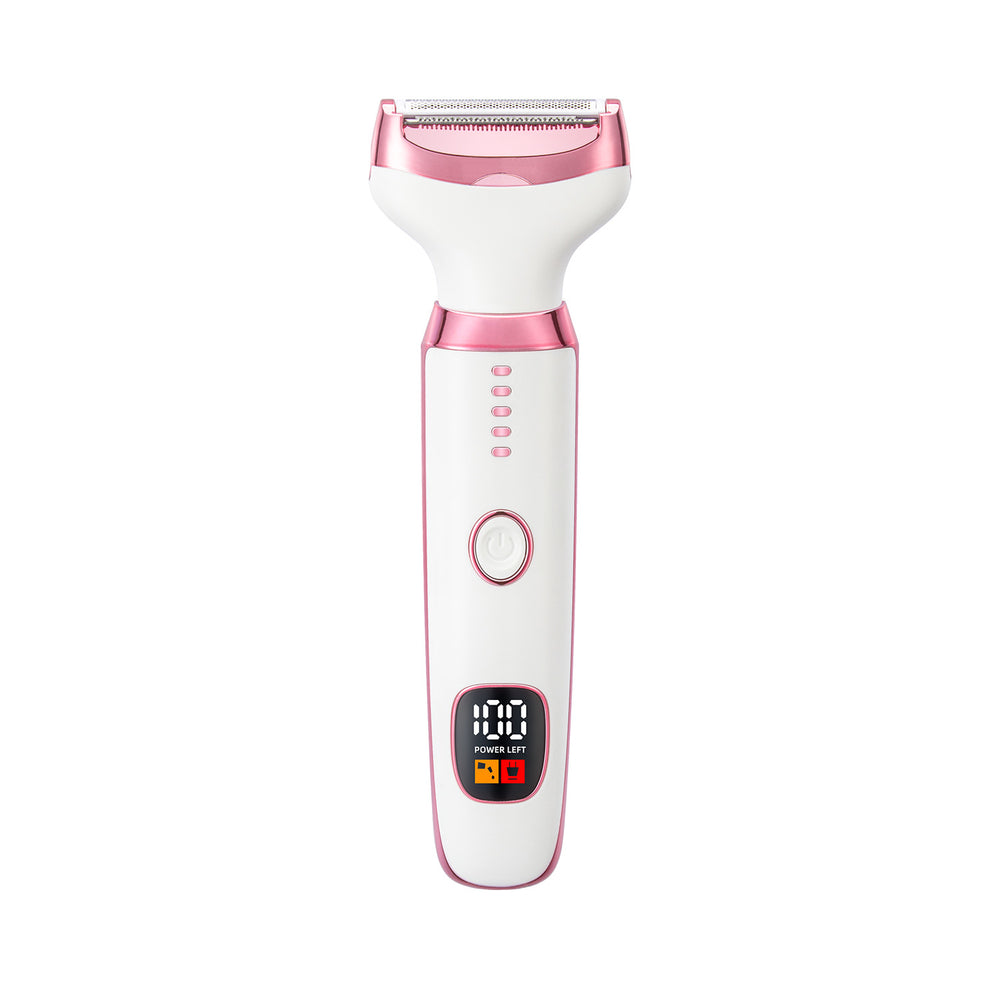 Multifunctional electric hair trimmer - 5-in-1 digital display hair clipper for women's body and intimate area hair removal