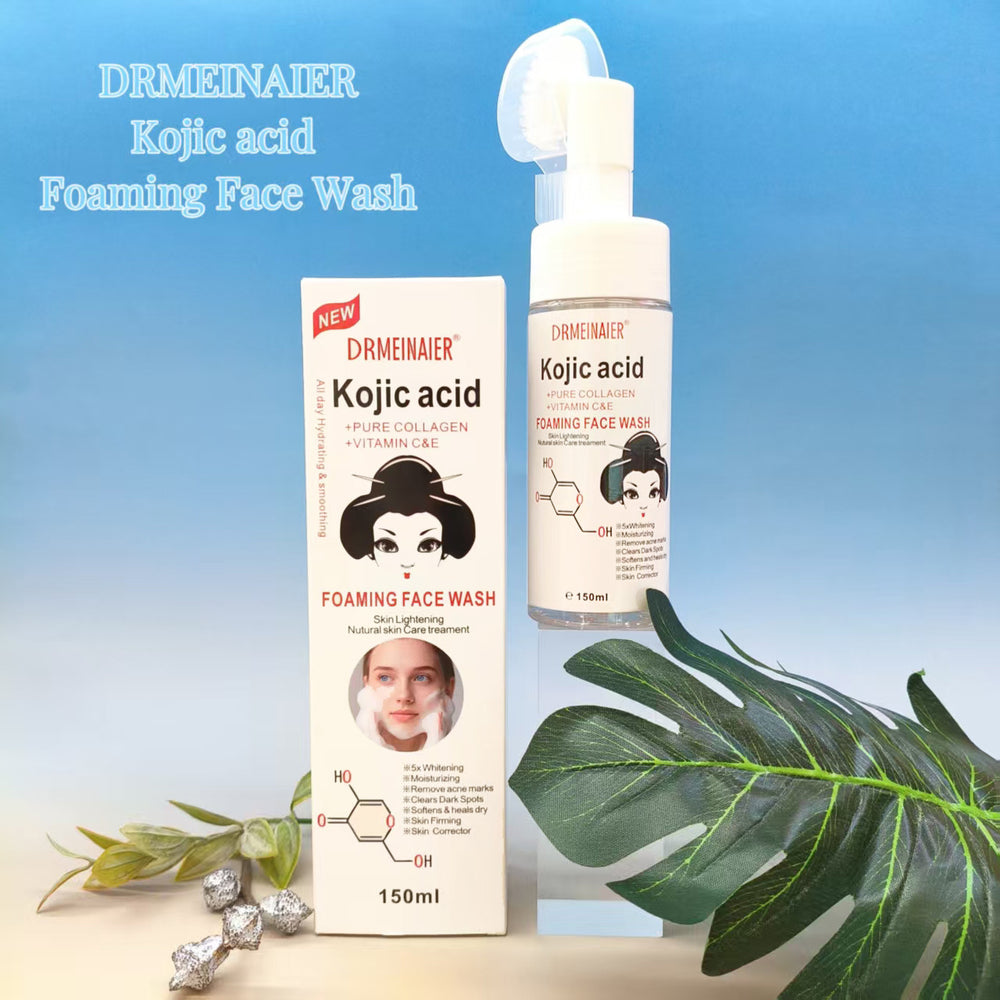 english vc bubble cleansing mousse deep cleansing makeup remover aha arbutin purifying cleansing milk 150ml