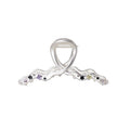 Sweet and cool y2k oversized star gripper shark clip back of head hair gripper hair clip for women 2024 new hair accessories headwear