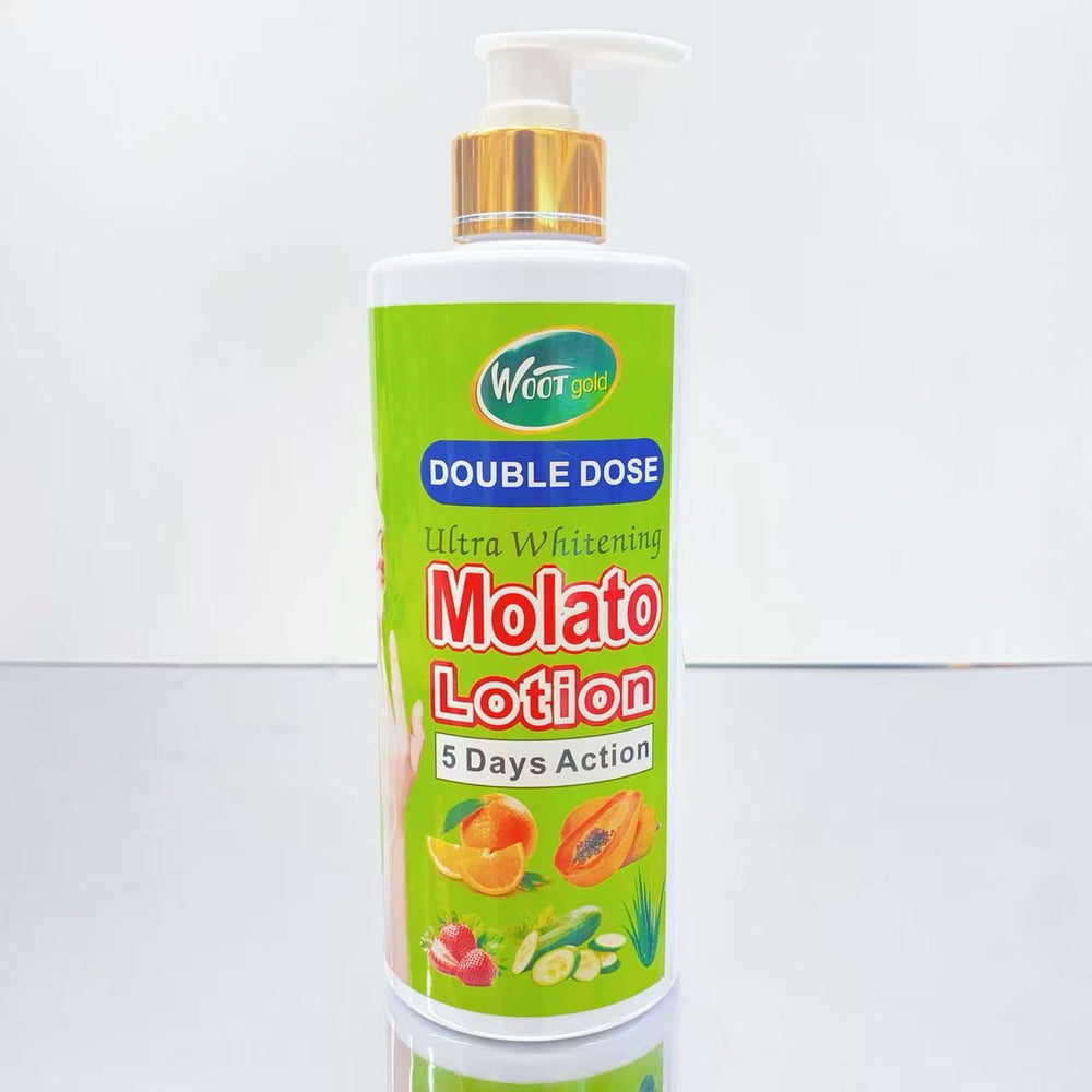molato fruit and vegetable moisturizing lotion - hydrating, brightening, refreshing, non-greasy, nourishing carrot body lotion 500ml