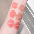 Gege bear cute moisturizing water-gloss lipstick student party pseudo-no makeup waterproof non-stick cup keychain lipstick