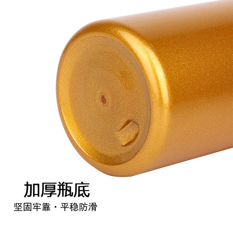 Round shoulder 750ml plastic bottle blow molding press empty bottle pet refill lotion shampoo shower gel bottle