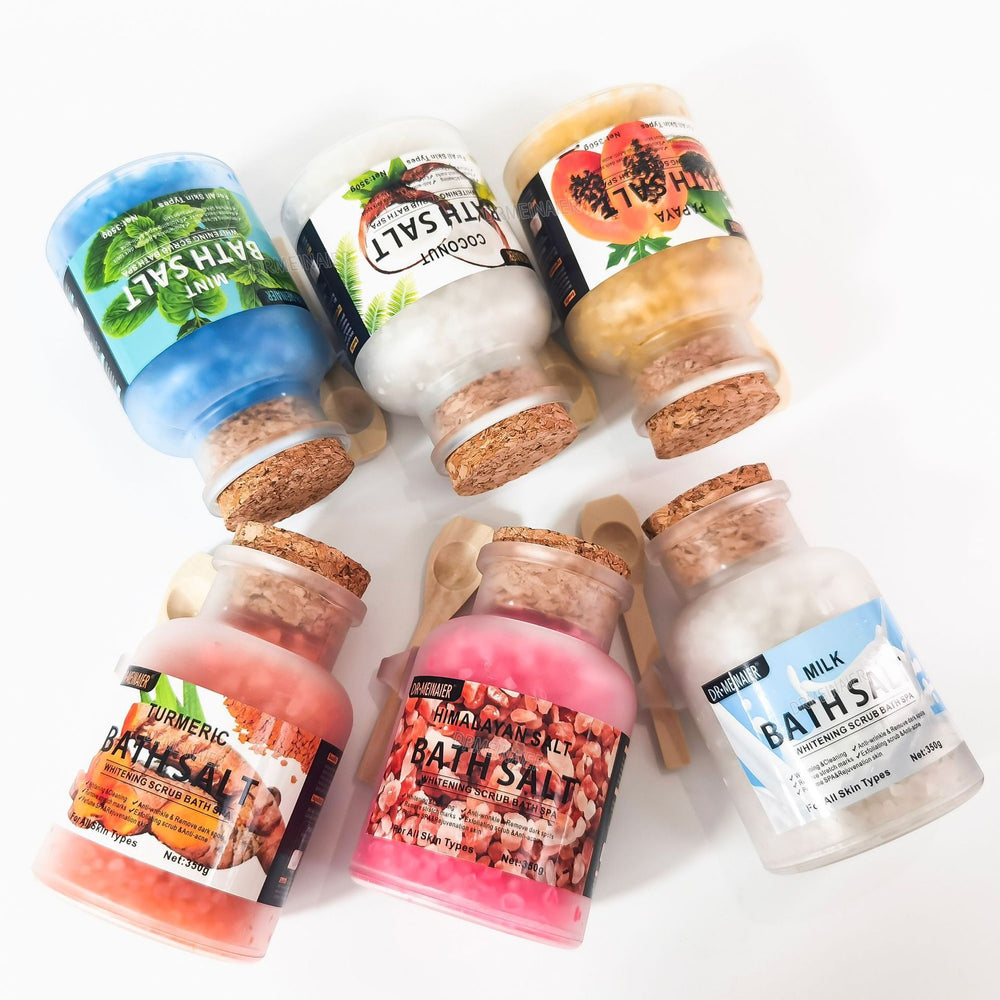 milk crystal coarse salt bath salt exfoliating sea salt to remove chicken skin scrub salt 350g foreign trade wholesale