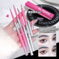 Hello ya folded angle eyeliner gel pen women's blade folded angle brush waterproof non-smudgeable double-ended eyeliner pen