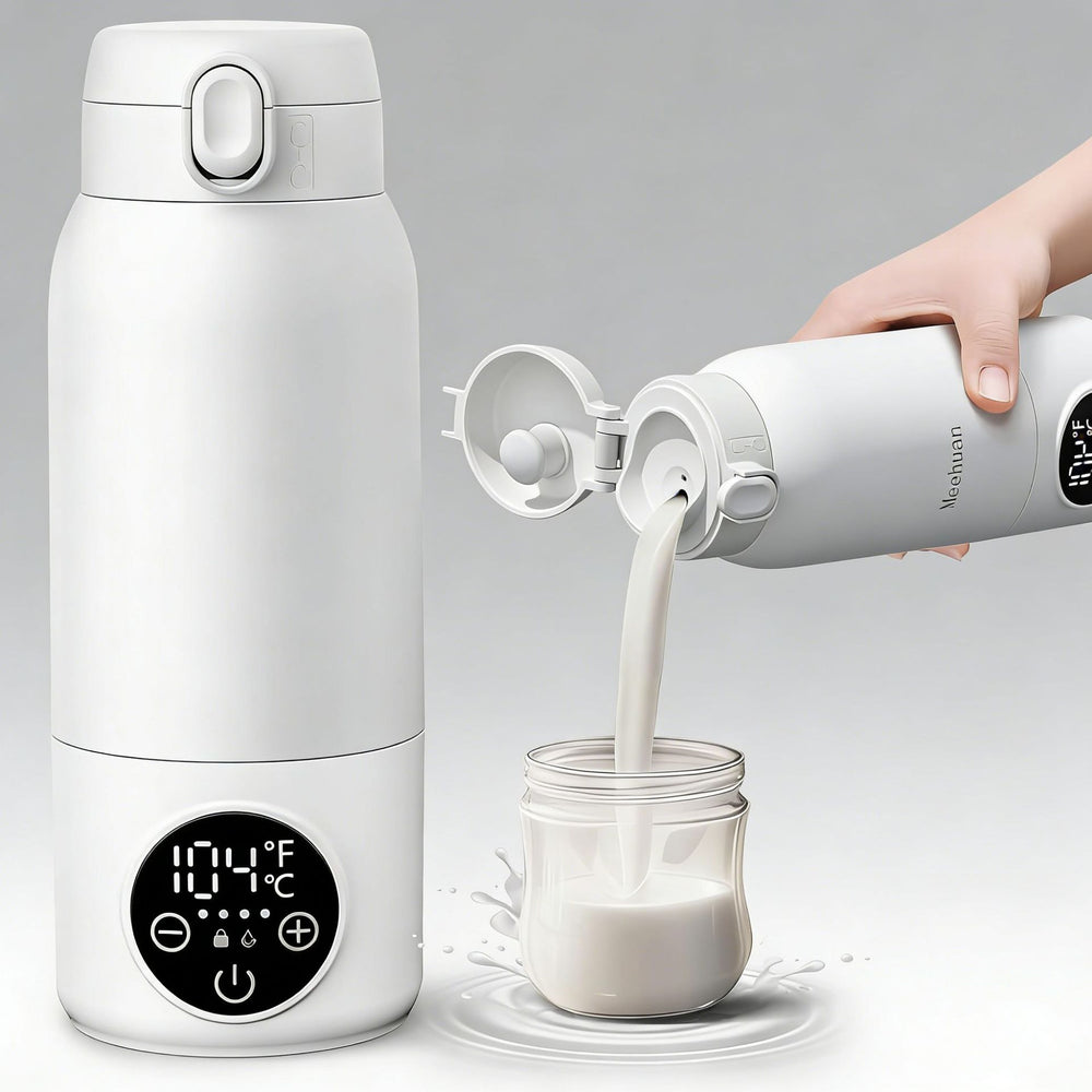 Tiktok hot-selling cross-border wireless thermostatic baby bottle warmer for on-the-go formula preparation