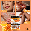 turmeric scrub deep cleansing exfoliating brightening body scrub bubble bath salt 550g