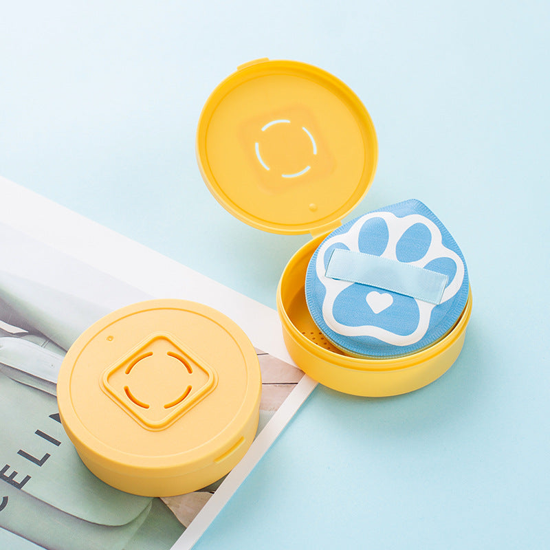 100 points cotton candy puff cat claw air cushion powder bottom liquid dry and wet dual-use powder-free large thickened sponge puff