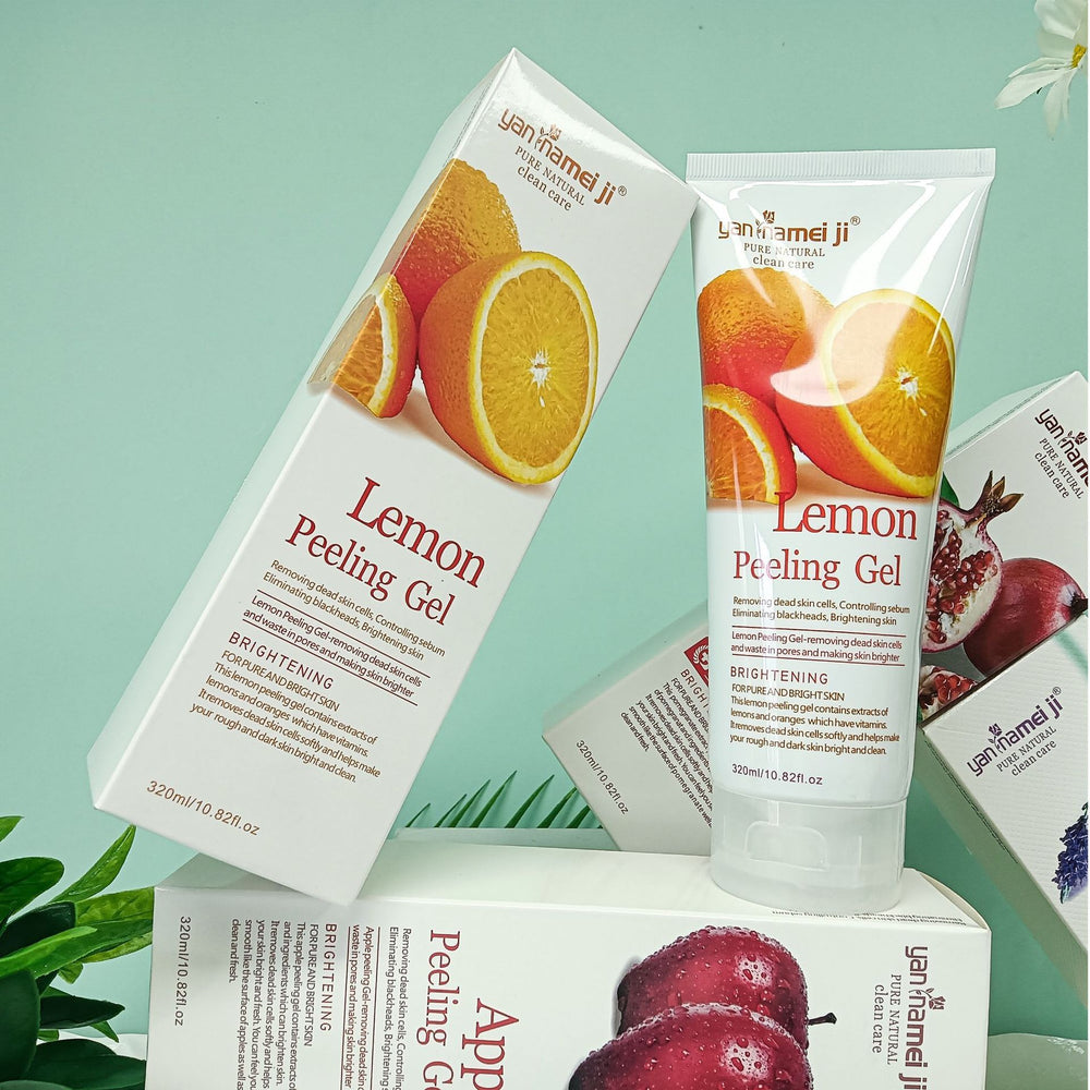 Export pomegranate exfoliating apple cucumber exfoliating gel scrub facial body gentle brightening gel