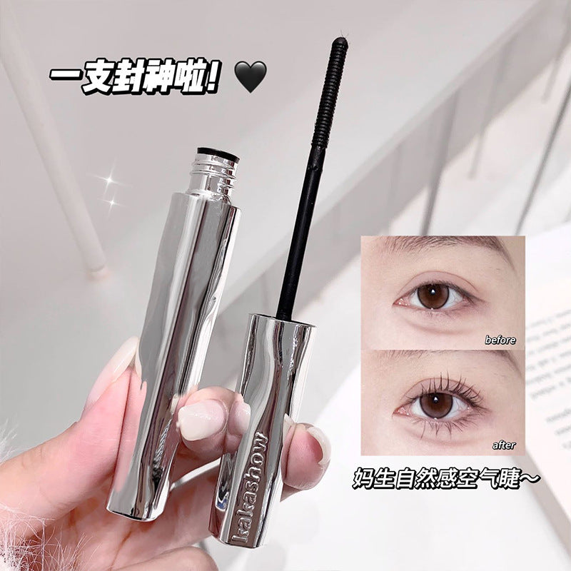 Kakashow curling silver stick mascara - natural volume, lengthening, curling, hold, waterproof, sweat-proof, smudge-proof
