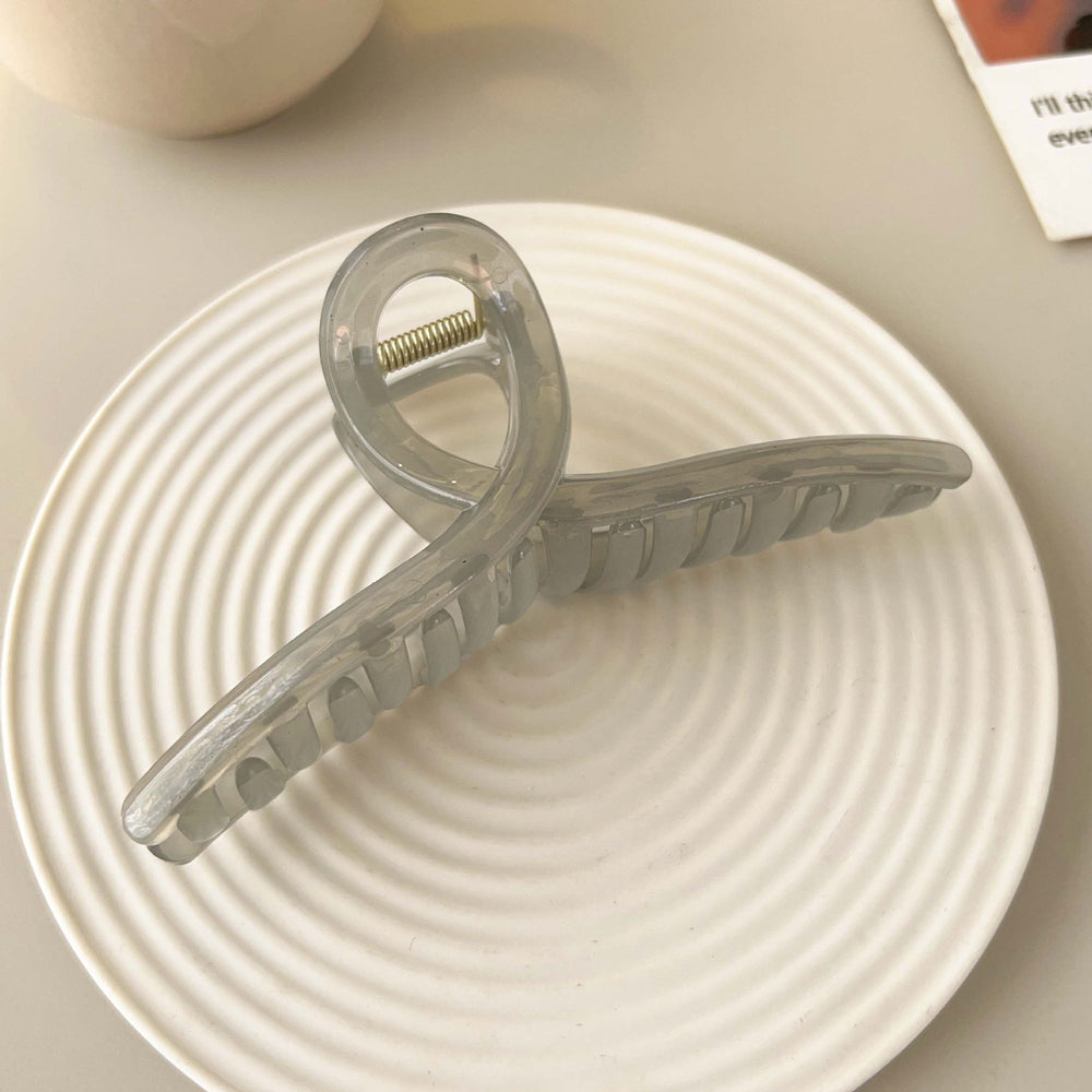 15cm hair clip extra large new arrival jelly color women's back head hair shark clip hair volume large cross large clip