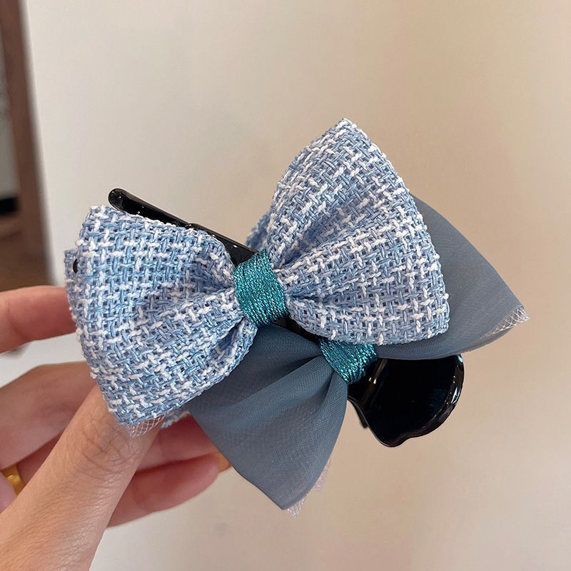 Hair claw clip bun maker - 2024 new bow hair clip - princess style, niche, french, and trendy ins hair claw