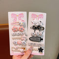 New arrivalcolorful hair clip for women new arrivalcute side bangs clip broken hair clip sweet one-word clip cartoon kids hair accessories