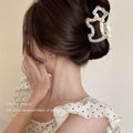 New casual hair clip elegant gripper extra large hair volume shark clip cartoon puppy biscuit headgear