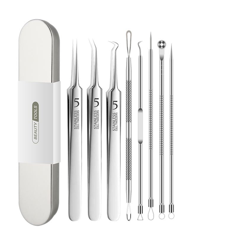 Stainless steel acne needle acne needle acne clip cell clip blackhead removal squeeze acne tweezers beauty tools manufacturer wholesale