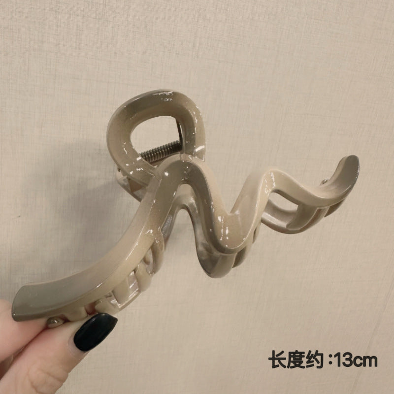 Classy sense of exquisite back head hair clip large hairpin female summer hair volume shark clip hair headwear hair accessories