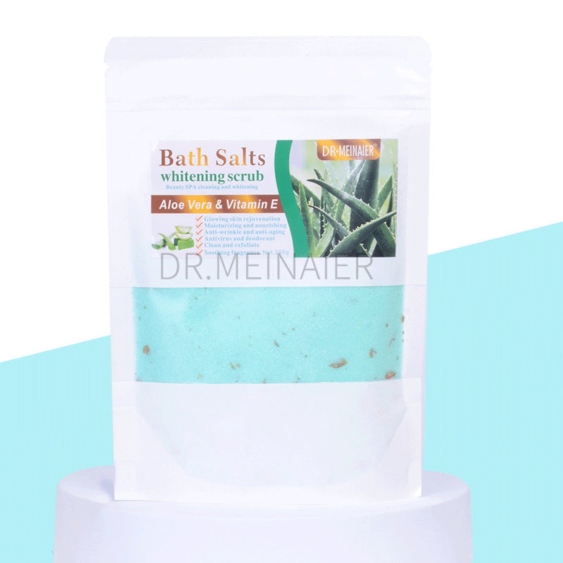 petal aromatherapy sea salt body scrub bath salt 250g bath exfoliation cleansing and smoothing foreign trade wholesale