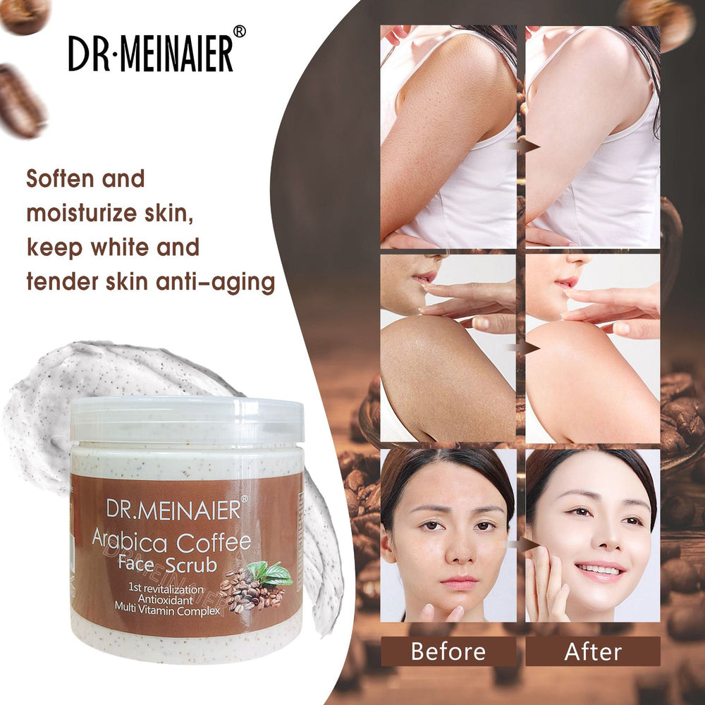 plant-based facial & body scrub - authentic wholesale, full body moisturizing, smoothing, cleansing, exfoliating, 500g skincare