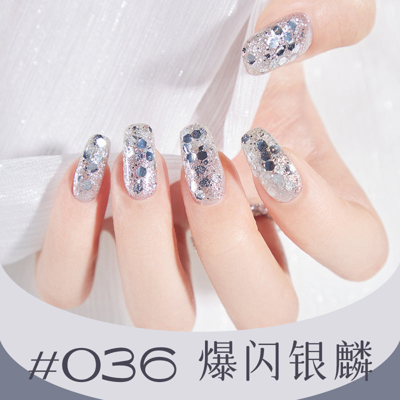 Nail polish, no baking, quick drying, long-lasting, tearable, fall and winter peelable, water-based, transparent nude color, nail salon nail polish wholesale