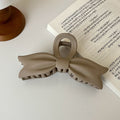 Shark clip ins high-value swallowtail bows gripper eleganteasiest for match frosted hair clip back of head shark clip