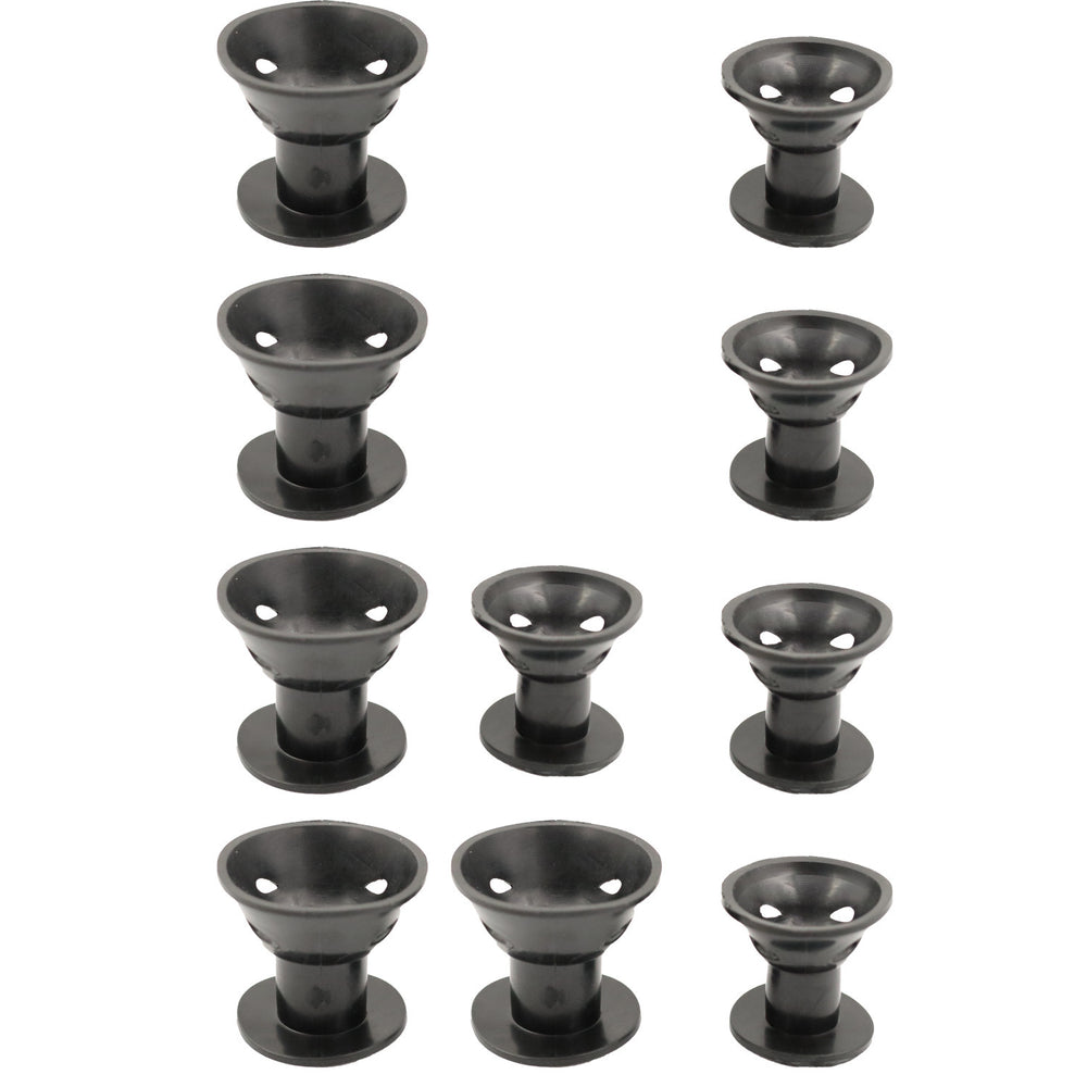Factory direct mushroom hair curlers - silicone curlers with bell, damage-free sleep magic curls, opp packaging