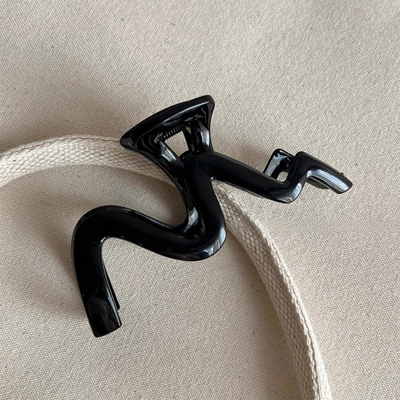 Large wavy elegant gripper eleganceclassy sense of the back of the head hair clip hair accessories hair gripper hair clip headwear