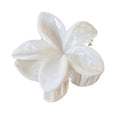 Summer dopamine gradient flower clip half-tied hair clip headwear hair clip women's back of head shark clip classy