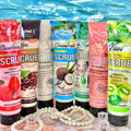 strawberry scrub 350g deep cleansing exfoliating cleansing chicken skin facial body scrub bath salt