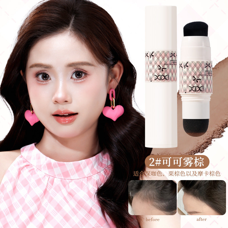 Xixi zero-sense full hairline powder replacement stick to modify hair, fill hair seams, cover white hair shadow, and contour powder
