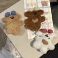 Cute plush doll bowsbear hairpin duckbill clip easiest for matchgirl heart bangs side clip cartoon hairpin