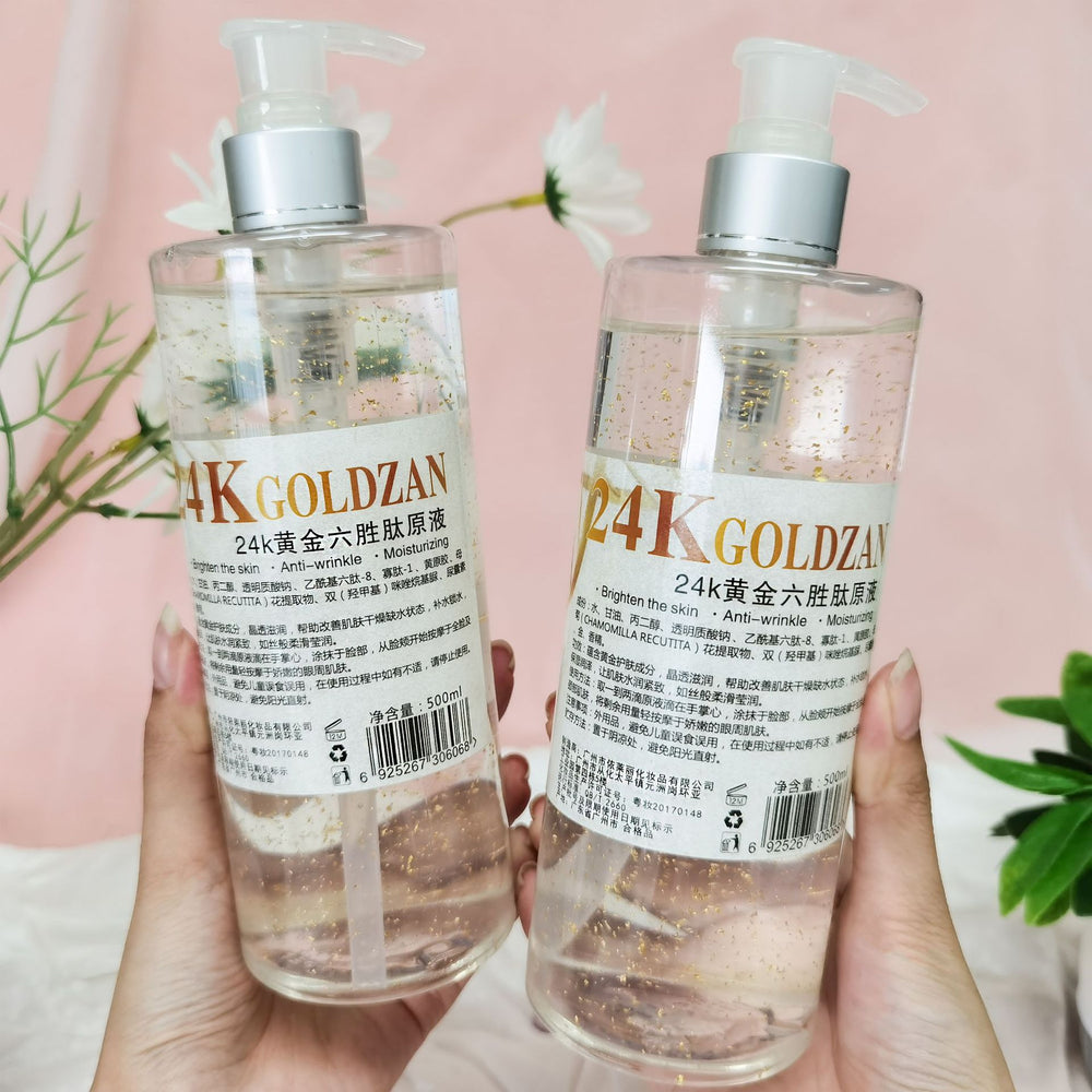 beauty salon supplies 24k gold essence gold foil essence genuine hydrating, moisturizing, brightening and moisturizing skin