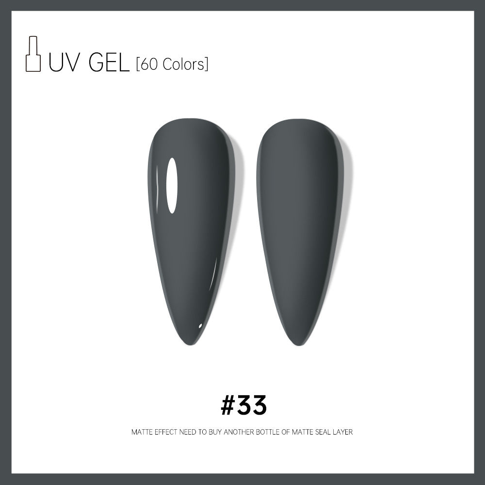 Risyal cross-border exclusive: 60 colors of 15ml gel nail polish - includes basic gel, cat eye gel, and more