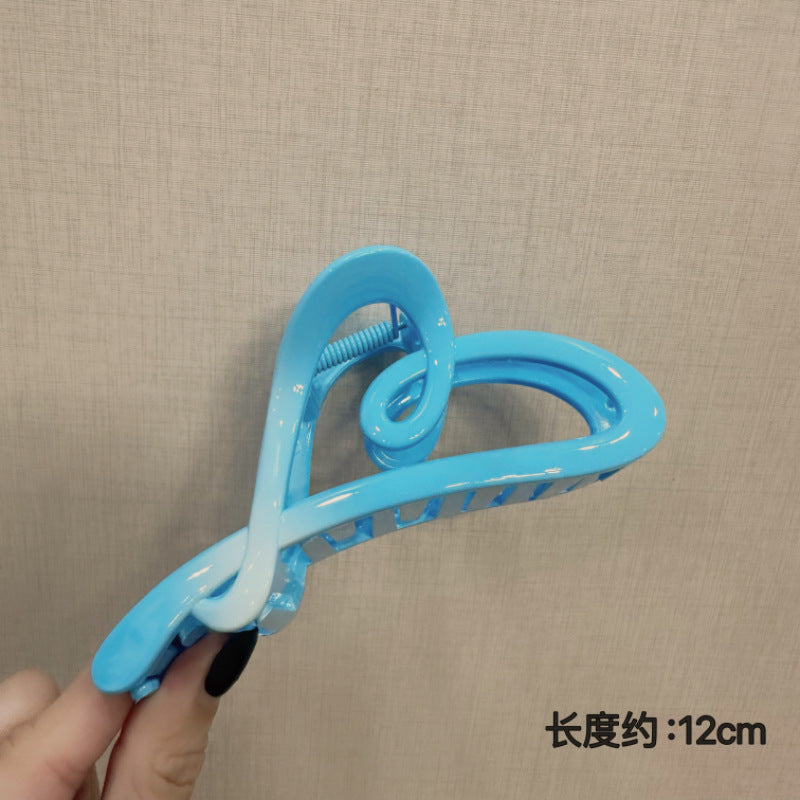 Korean autumn/winter premium hair clips - exquisite claw clips for updos, large size shark clips for thick hair, women's hair accessories