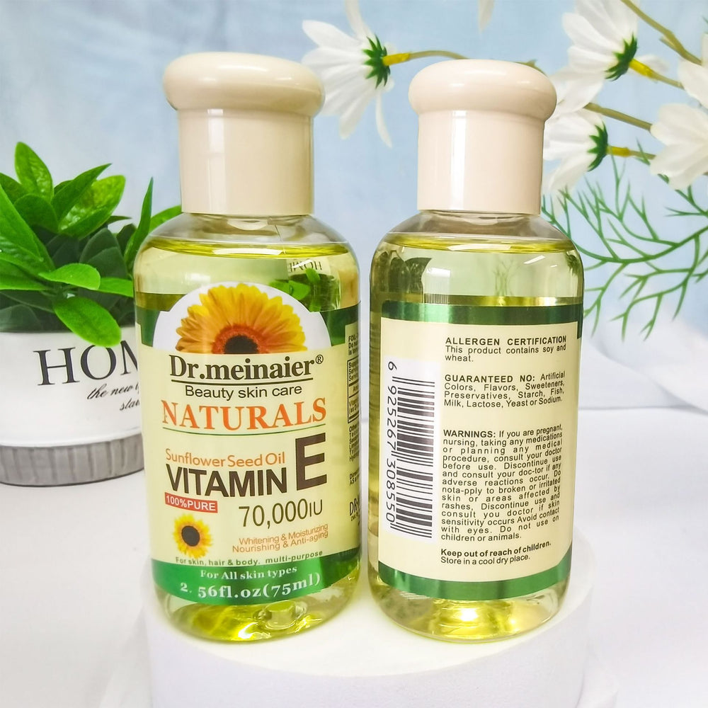 exclusive ve essential oil facial body hair care massage oil sunflower ve vegetable oil bb oil 75ml foreign trade