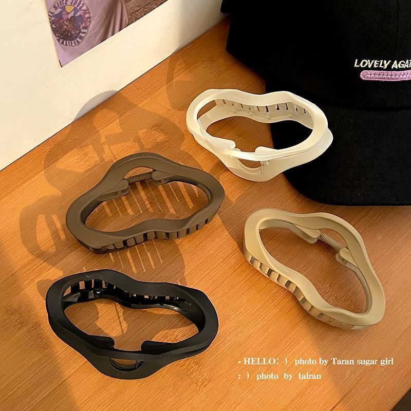 Casual frosted cloud gripper large women's new arrival hair clip on the back of the head shark clip elegant hairpin classy headwear