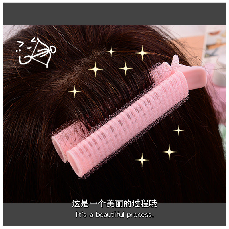 New arrival dopamine color bangs clip fluffy clip korean lazy hair clip head hair root hair-styling high skull hair clip