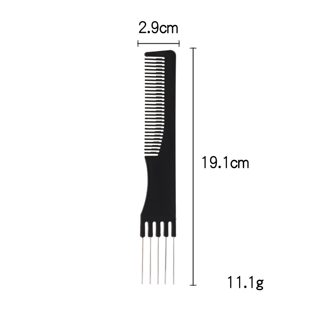 Hairdressing comb cross-border various combs barber shop special comb pointed tail dual-purpose oil head comb can be printed with logo and fixed color